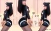 【斗鱼订制福利】 淼淼喵酱 热舞视频 ♥黑丝连体衣性感摩托摇，也是一个臀霸♥