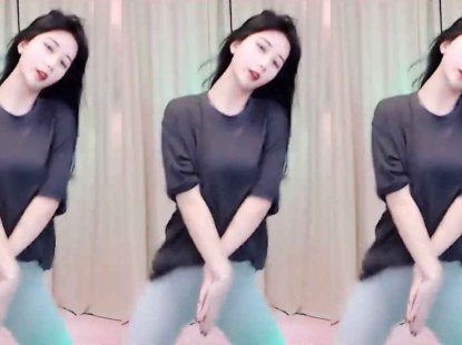 虎牙 Miu茵茵 热舞视频 ♥紧身健身裤，诱惑电臀♥